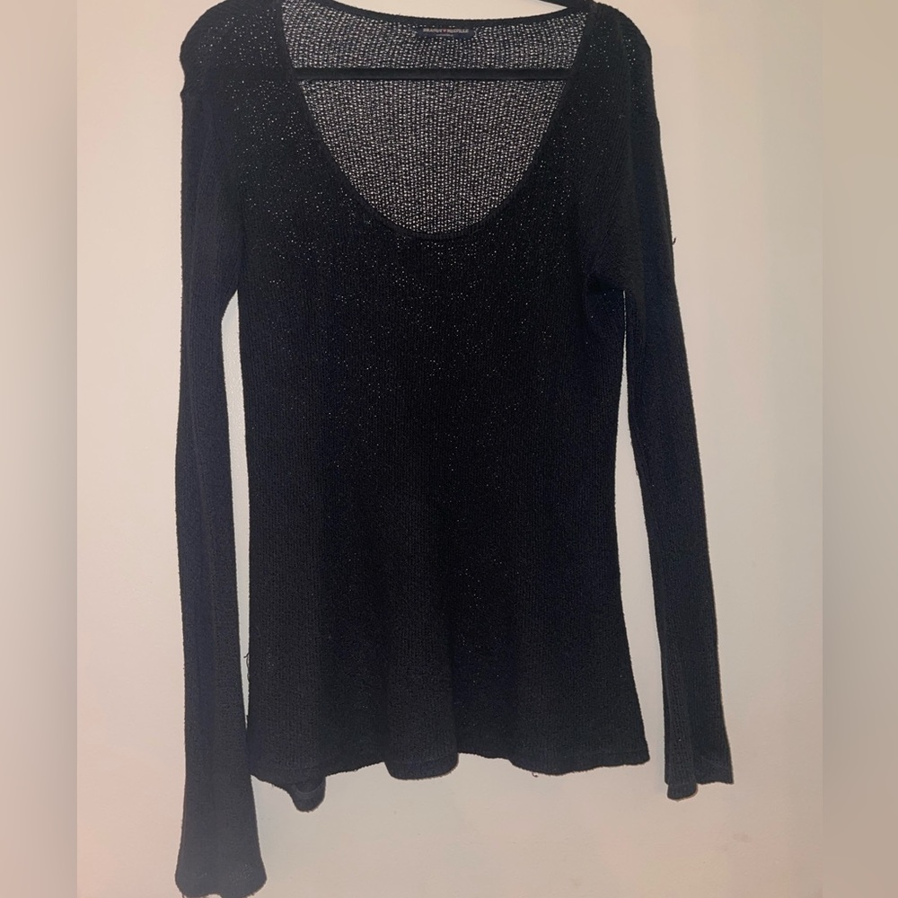 Brandy Melville Long Sleeve Top in Black